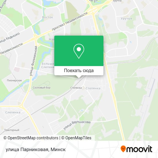 Карта улица Парниковая