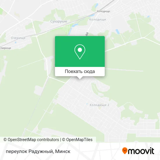 Карта переулок Радужный
