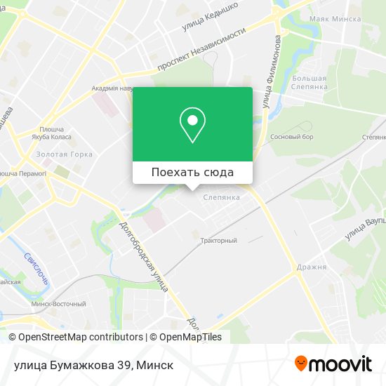 Карта улица Бумажкова 39