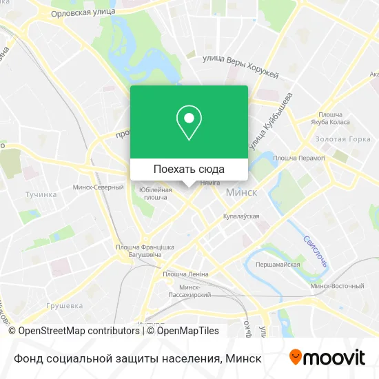 Карта Фонд социальной защиты населения
