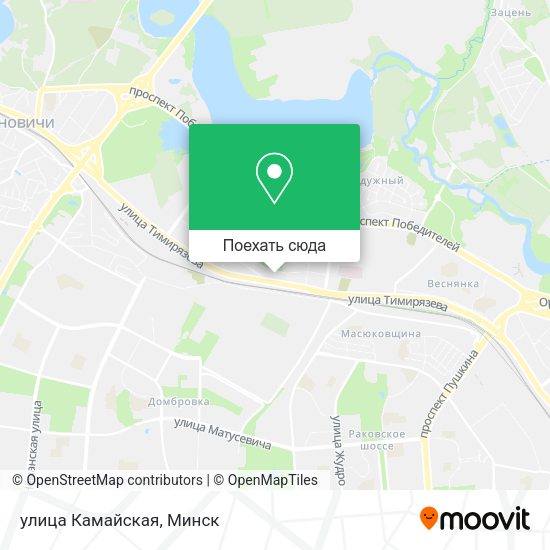 Карта улица Камайская