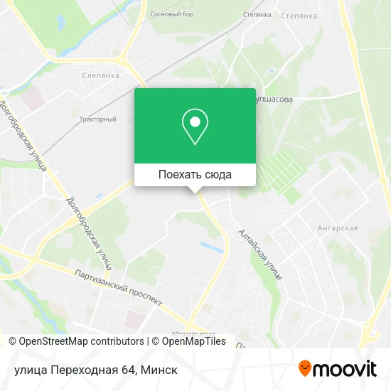 Карта улица Переходная 64