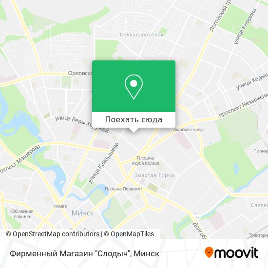 Карта Фирменный Магазин "Слодыч"