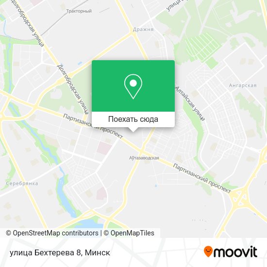 Карта улица Бехтерева 8