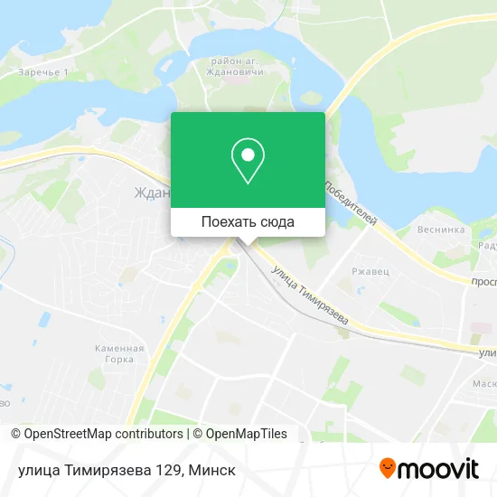 Карта улица Тимирязева 129