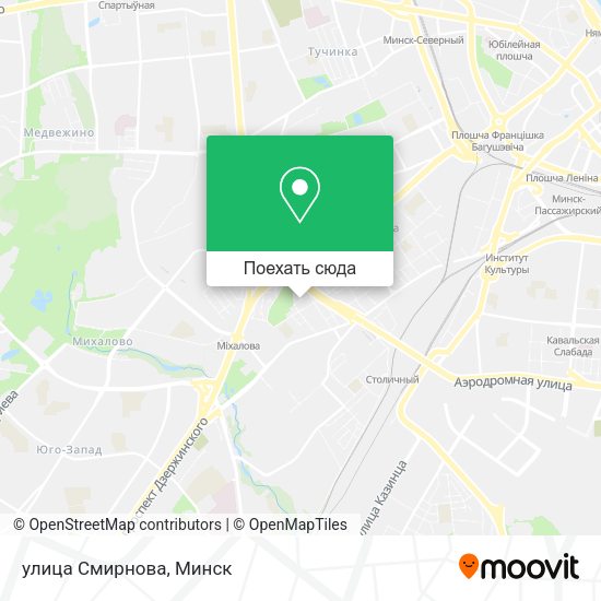 Карта улица Смирнова