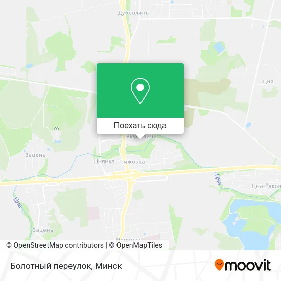 Карта Болотный переулок