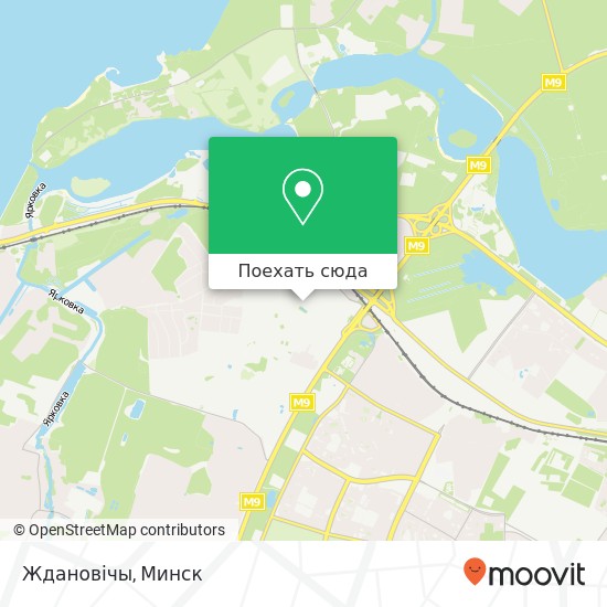 Карта Ждановічы
