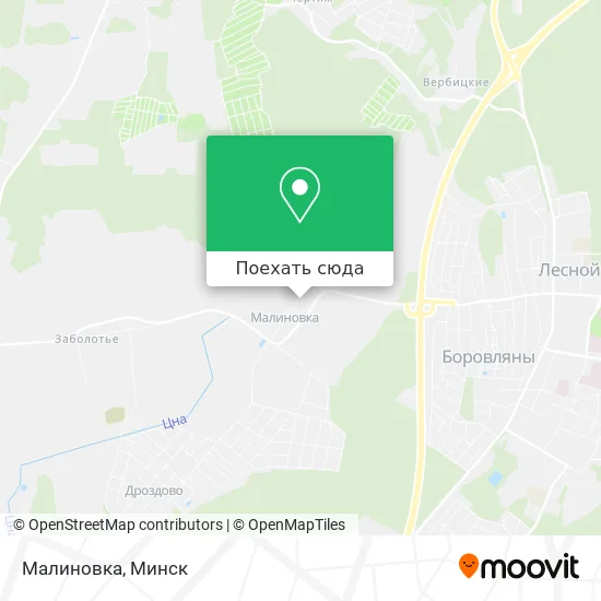 Карта Малиновка
