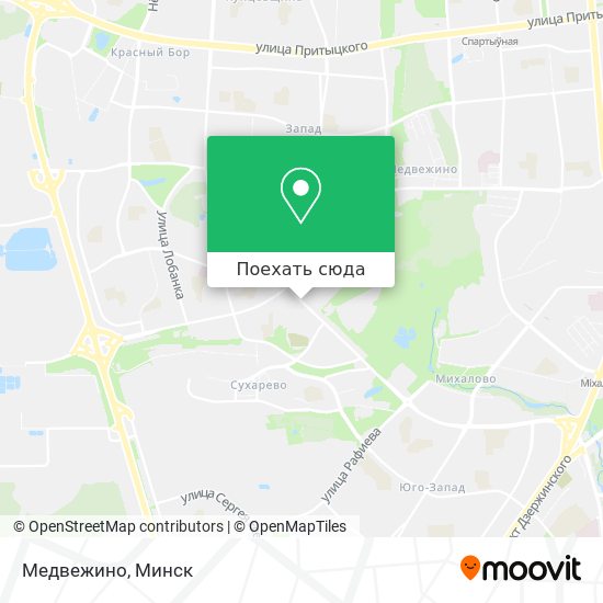 Карта Медвежино