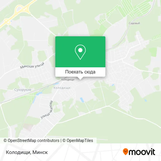 Карта Колодищи