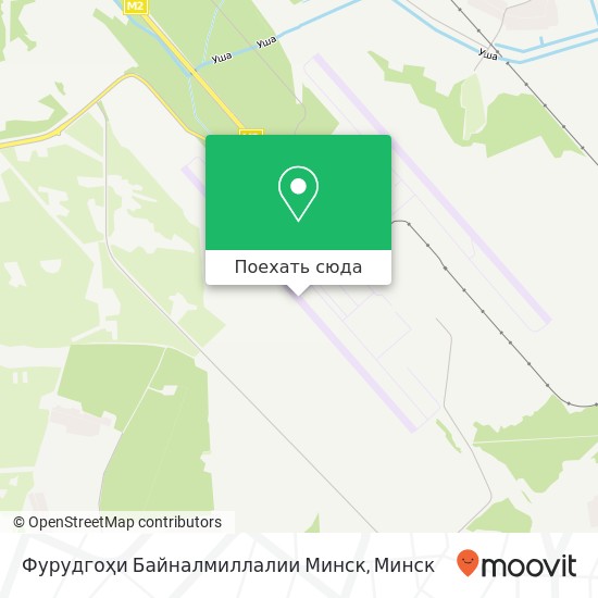 Карта Фурудгоҳи Байн‌алмиллалии Минск