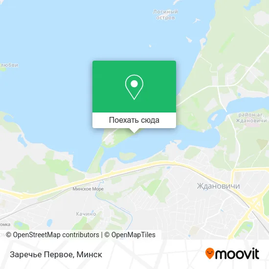 Карта Заречье Первое