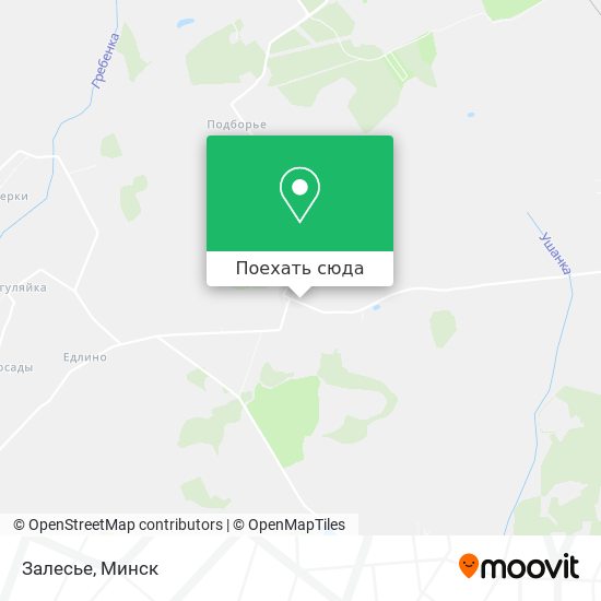 Карта Залесье