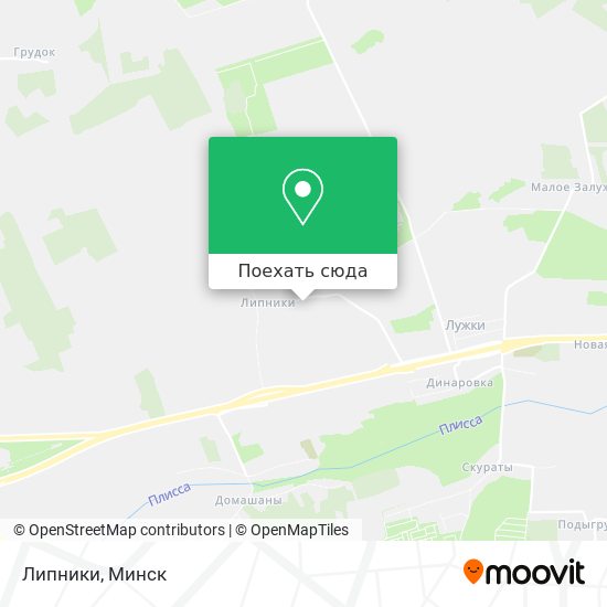 Карта Липники