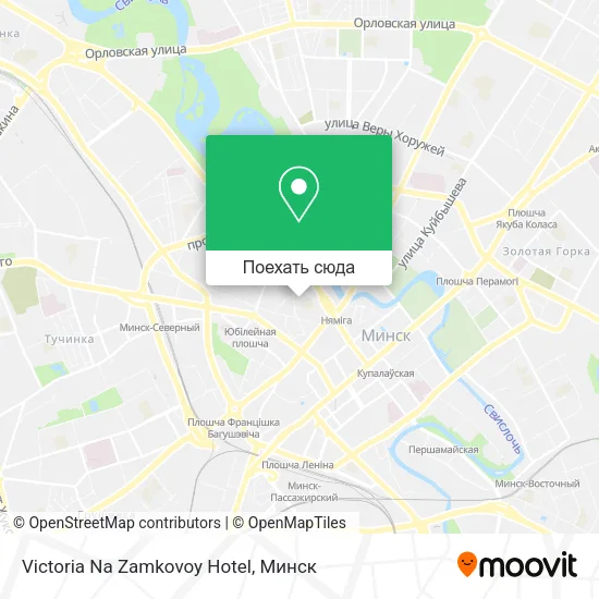 Карта Victoria Na Zamkovoy Hotel
