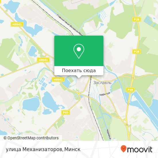 Карта улица Механизаторов