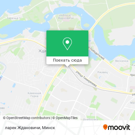 Карта ларек Ждановичи