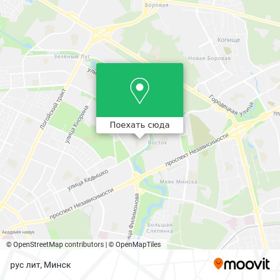 Карта рус лит