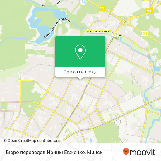 Карта Бюро переводов Ирины Евженко