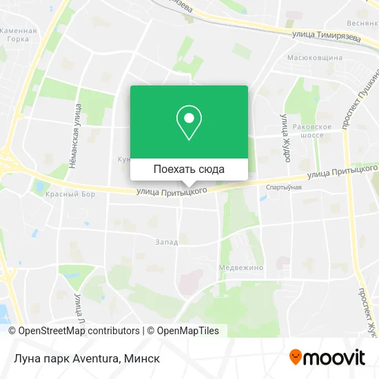 Карта Луна парк Aventura