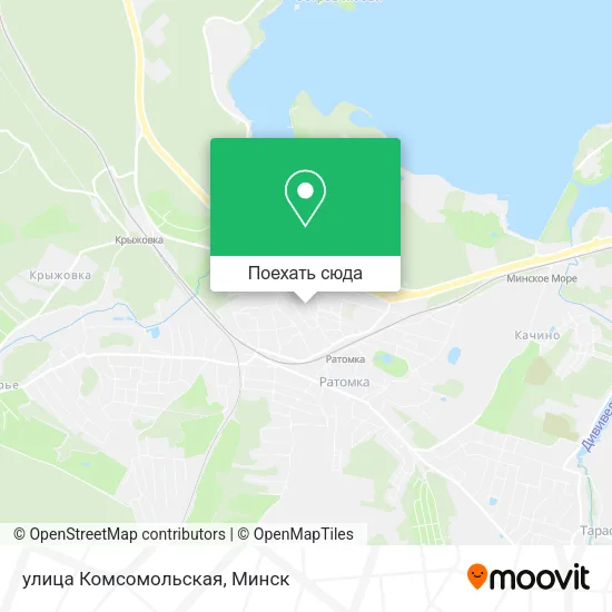 Карта улица Комсомольская