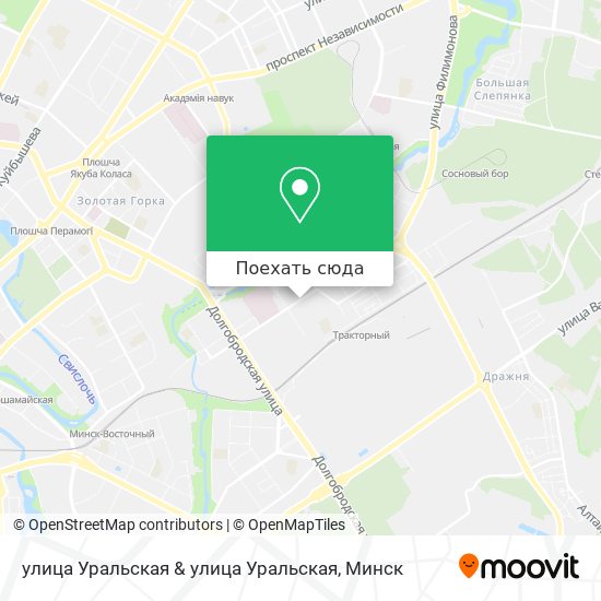 Карта улица Уральская & улица Уральская