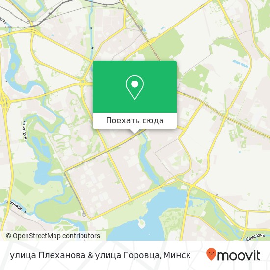 Карта улица Плеханова & улица Горовца