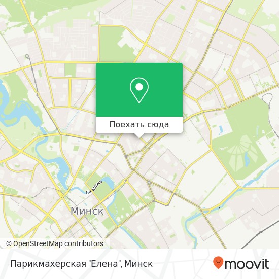Карта Парикмахерская "Елена"