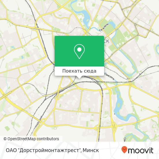 Карта ОАО "Дорстроймонтажтрест"