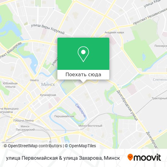 Карта улица Первомайская & улица Захарова