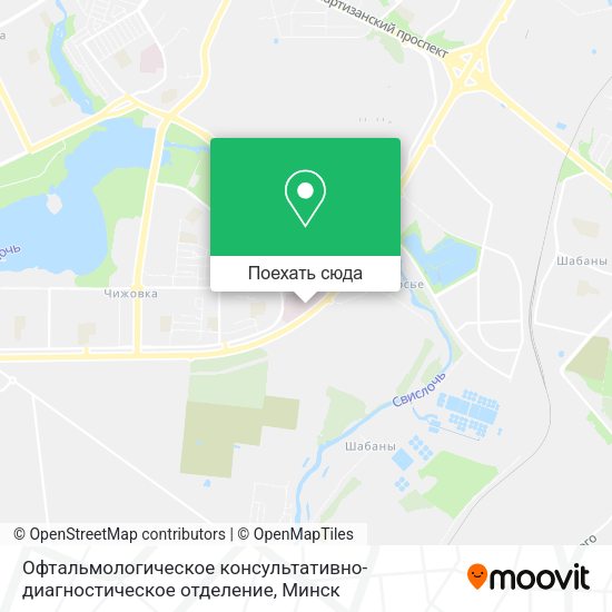 Карта Офтальмологическое консультативно-диагностическое отделение