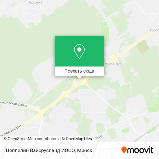 Карта Цеппелин Вайсрусланд ИООО