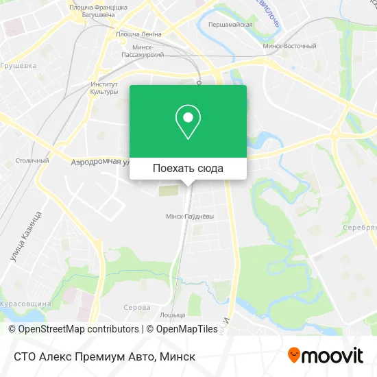 Карта СТО Алекс Премиум Авто