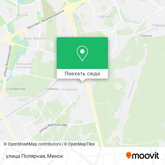 Карта улица Полярная