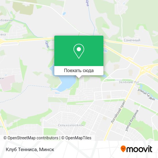 Карта Клуб Тенниса