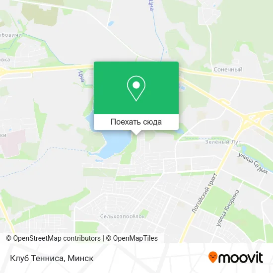 Карта Клуб Тенниса