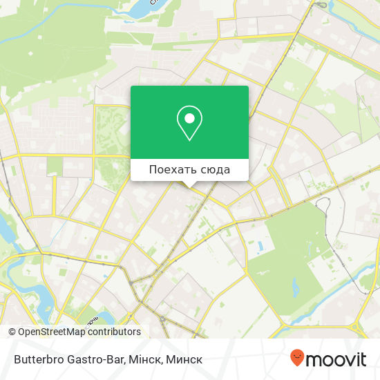 Карта Butterbro Gastro-Bar, Мінск