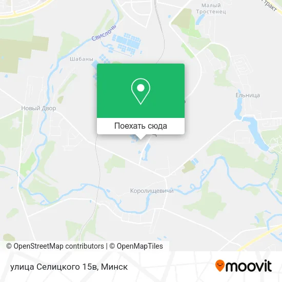Карта улица Селицкого 15в