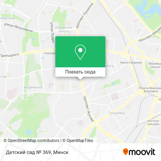Карта Детский сад № 369