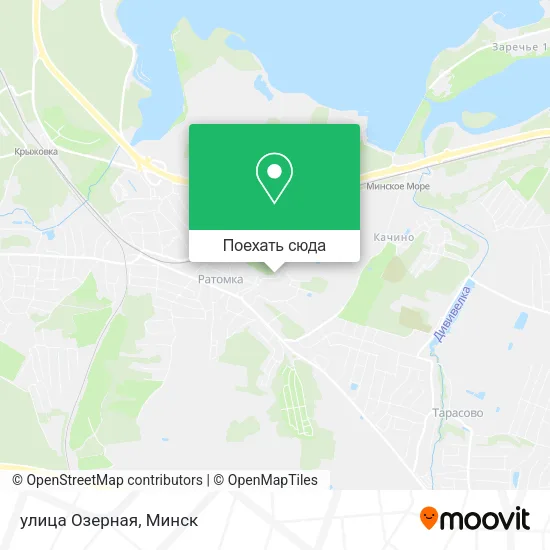 Карта улица Озерная