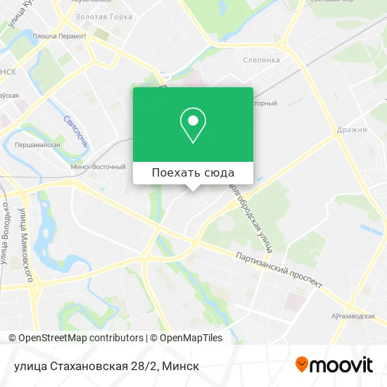 Карта улица Стахановская 28/2