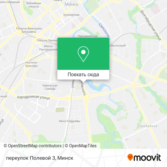Карта переулок Полевой 3