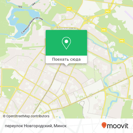 Карта переулок Новгородский
