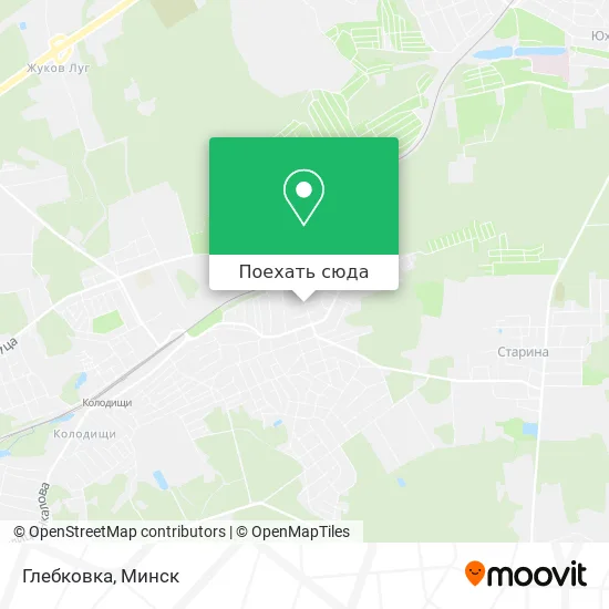 Карта Глебковка