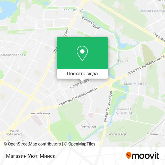 Карта Магазин Уют