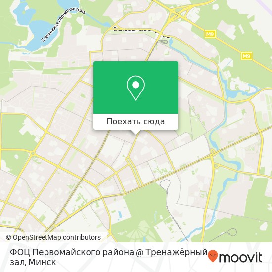 Карта ФОЦ Первомайского района @ Тренажёрный зал