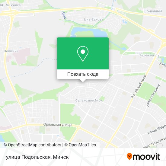 Карта улица Подольская