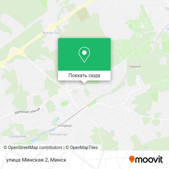 Карта улица Минская 2