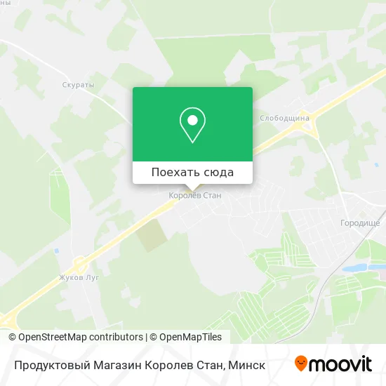 Карта Продуктовый Магазин Королев Стан